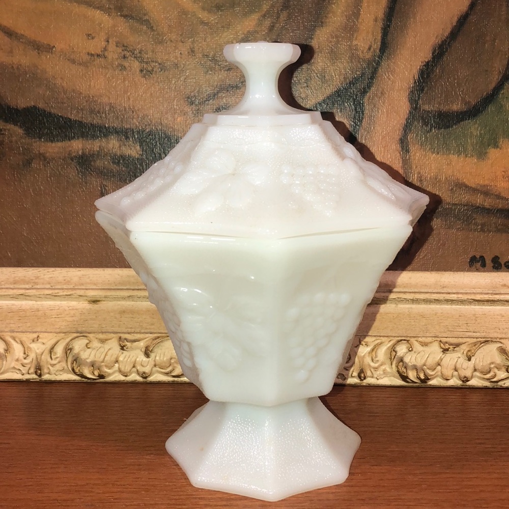 Vintage milk glass